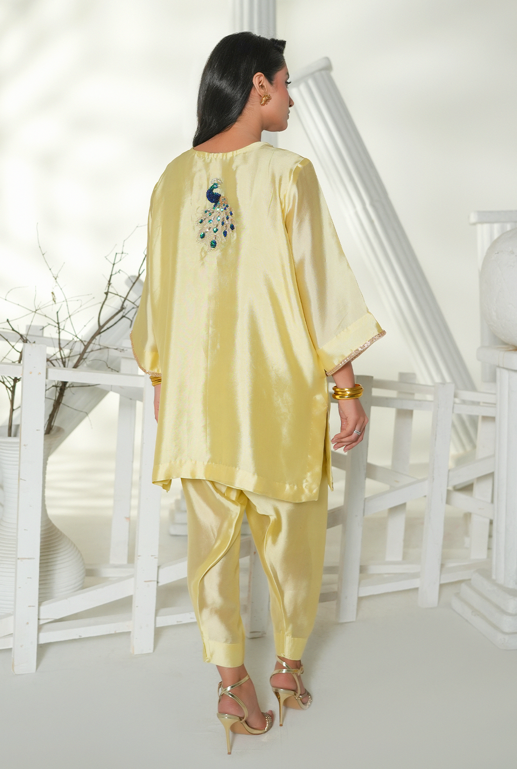 Golden Glow Silk Ensemble