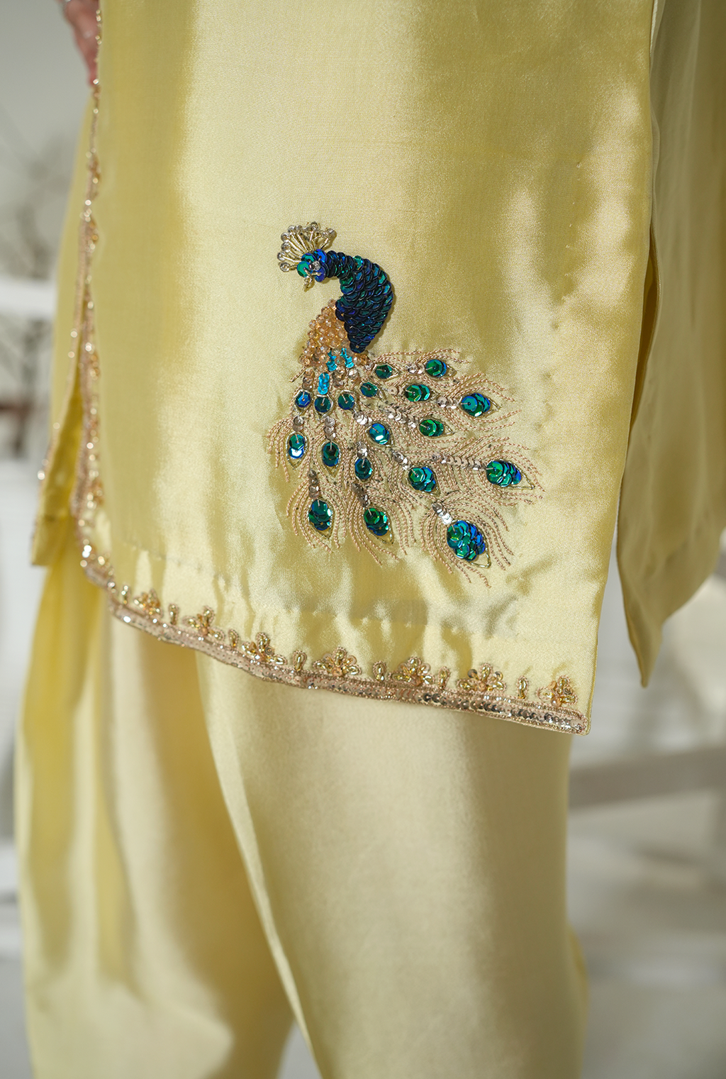 Golden Glow Silk Ensemble